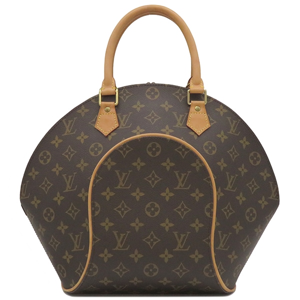 ルイヴィトン LOUIS VUITTON ハンドバッグ エリプス MM モノグラムキャンバス モノグラム ゴールド金具 茶 M51126 AS0958【中古】