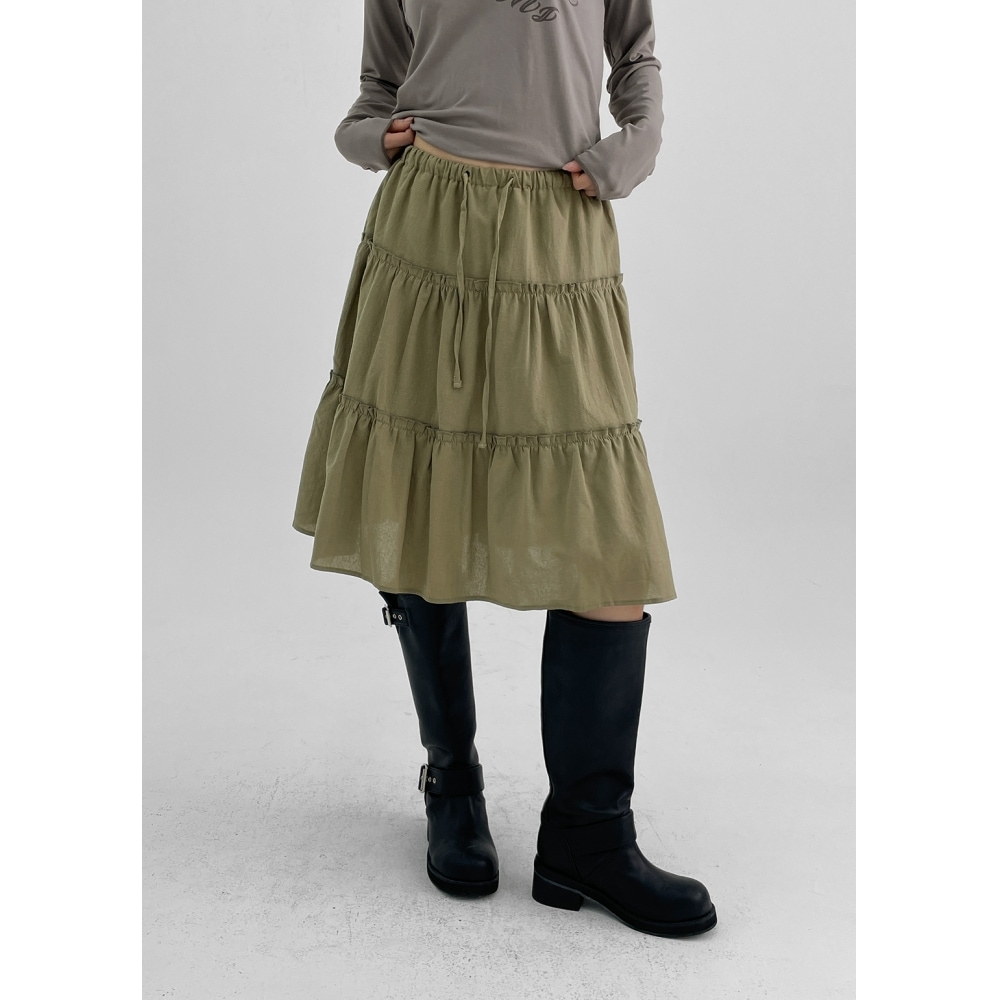 ブラックアップ [秋新品] [製] ピンシーフレアミディスカート