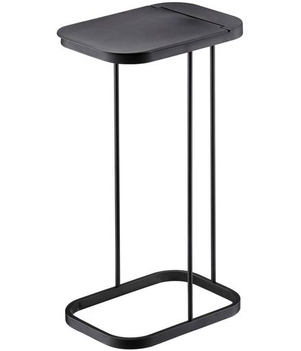 山崎実業(YAMAZAKI) 分別ゴミ袋ホルダー ブラック 約W22×D33×H55CM ルーチェ LUCE ゴミ箱 ゴミ袋が取り出しやすい 7553