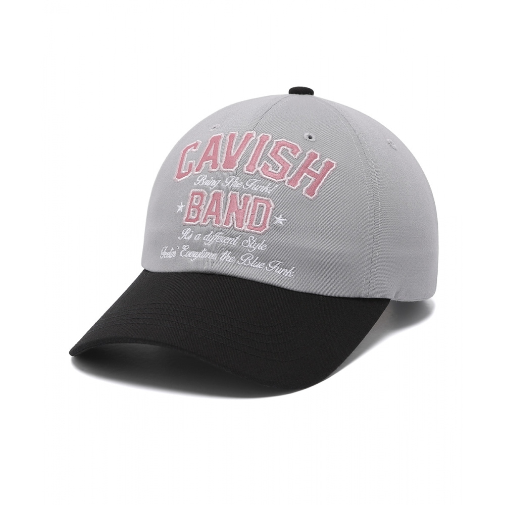 キャビッシュアーチスクリプトボールキャップグレー (CV2DSUAB21A)