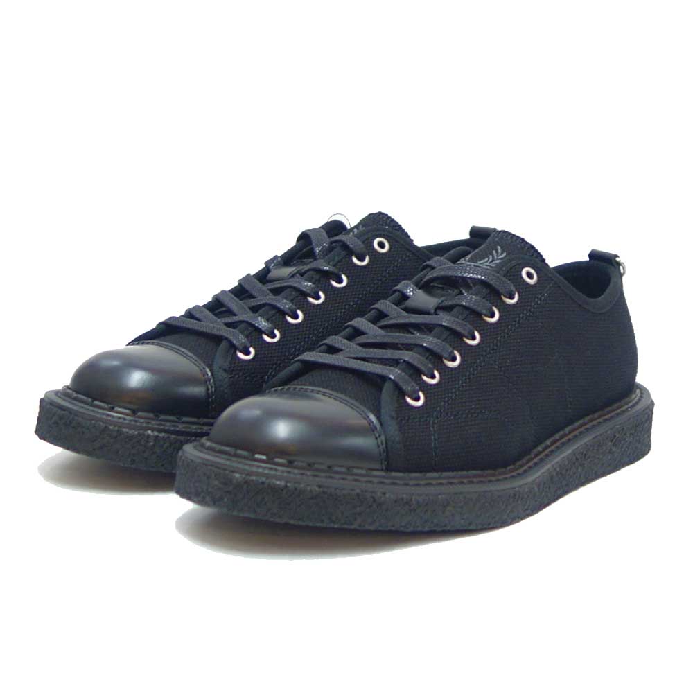 SB6335 102（ユニセックス） George Cox MONKEY SHOE HVY CNVS カラー：ブラック レースアップ クレープソール