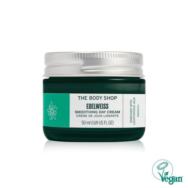 【The body shop】 エーデルワイス スムージング デー クリーム 50ML 贈呈品なくなり次第贈呈終了 (贈呈品なくなり次第贈呈終了)