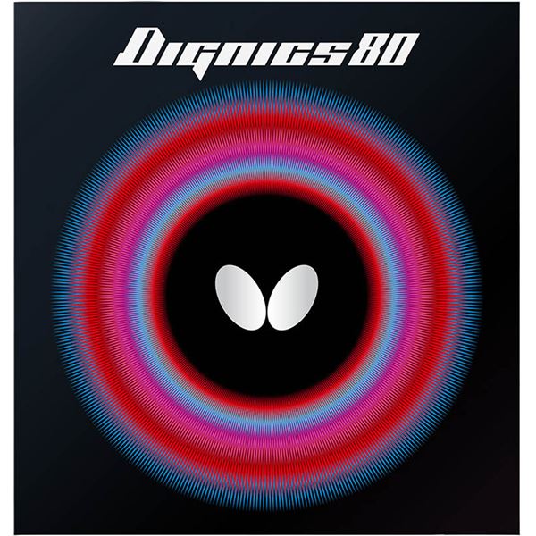 Butterfly（バタフライ） ハイテンション裏ラバー DIGNICS 80 ディグニクス80 ブラック 特厚卓球