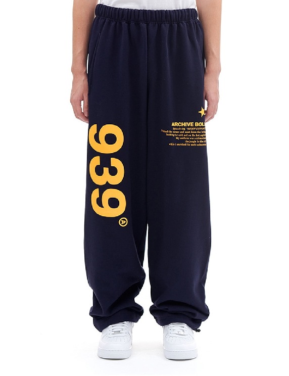 939 LOGO SWEAT PANTS パンツ (NAVY) 7,625円