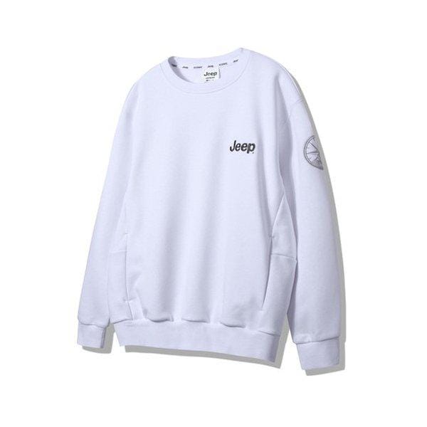 JP1TSU813 禅企画コンパスマンツーマン2024年ホワイトTシャツ_SC