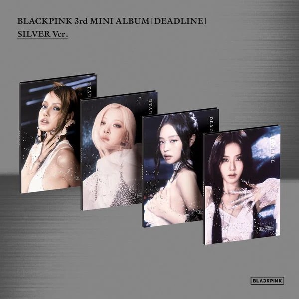 [MEGA] [4種セット] (SILVER Ver.) BLACKPINK 3rd MINI ALBUM [DEADLINE] 韓国チャート反映 [初回限定セット特典]