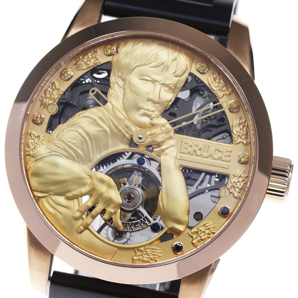 メモリジン MEMORIGIN 4894379691381 トゥールビヨン ブルース・リー 限定モデル 手巻き メンズ 良品 箱・保証書付き_843587【中古】