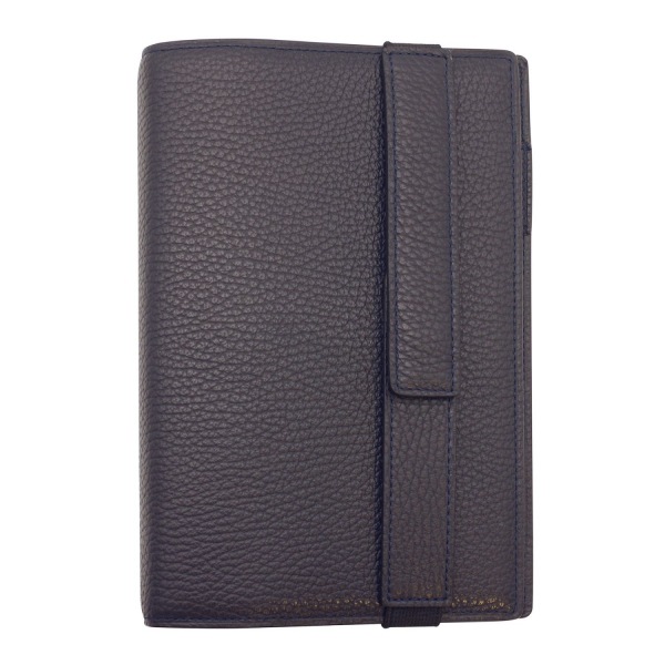 システム手帳 バイブル モルビド バーティカルベルト リング径20mm【ネイビー/スカイグレー】 500-77