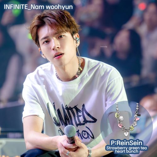 INFINITE 着用] 딸기녹차 하트 송이송이