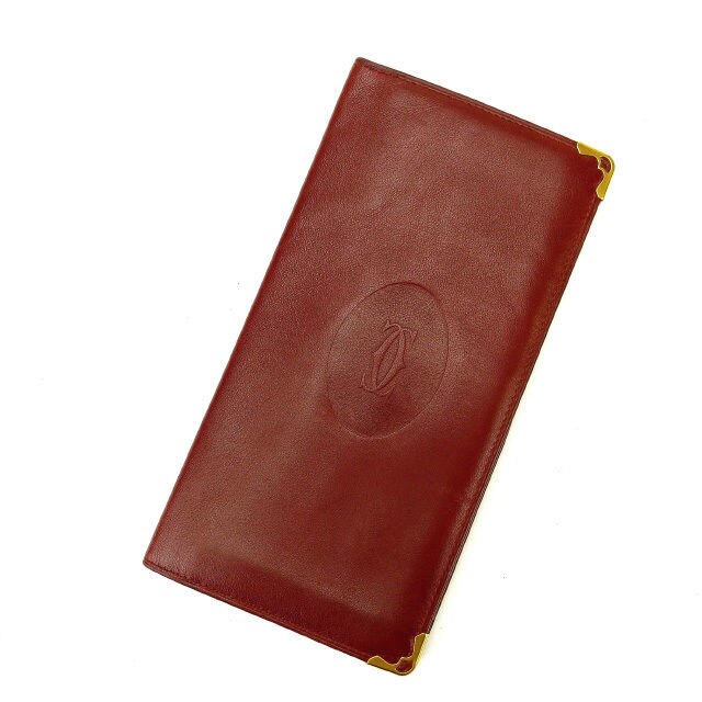 長札入れ マストライン ボルドー 中古