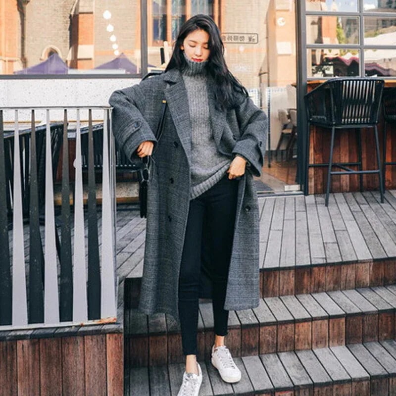 ラシャ コース レディース 秋 冬 学生 新作 アウター ロングコート チェスターコート ジャケット