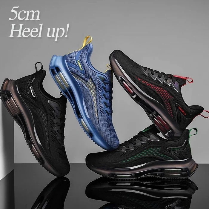 シークレットスニーカー クッションスニーカー スポーツシューズ 通気性 6cm 身長ＵＰ メンズ