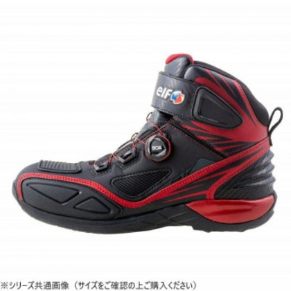 elf エルフ モーターサイクルシューズ S17 レッド 27.0cm ELS1710270
