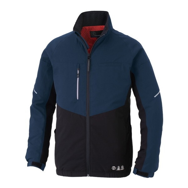 コーコス AE3220 ネイビー SS エコ ボトルテック ストレッチ ウォームジャケット