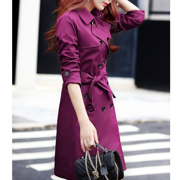 コート アウター レディース 上着 フレア トレンチ 膝下 ミモレ 長袖 Iライン フェミニン ストリート かわいい 大人可愛い シンプル カジュアル 上品 こなれ感 ラフ メンズライク クール