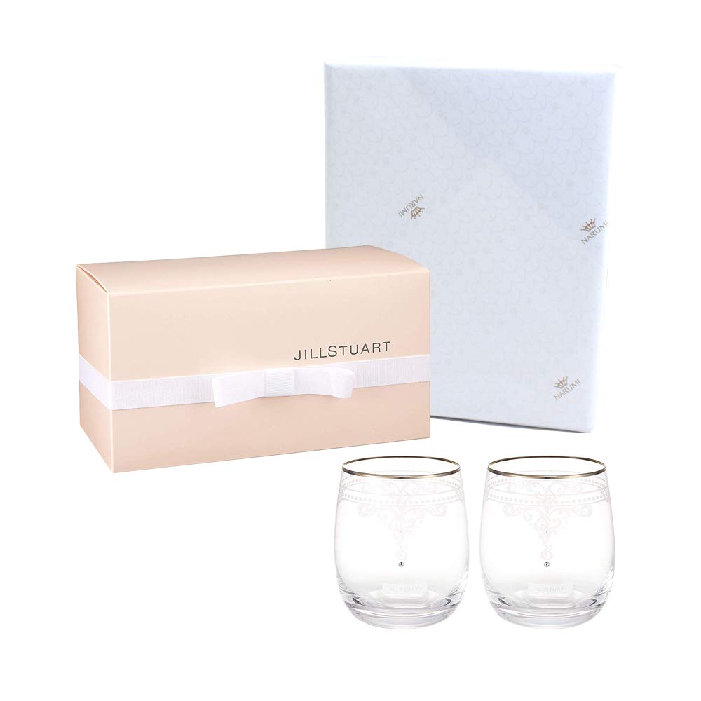 ジルスチュアート(JILL STUART) ペアグラス 250cc クリア 2客セット おしゃれ かわいい タンブラー 結婚祝い プレゼント 日本製 ギフト箱入り ラッピング済 GW4132-4218