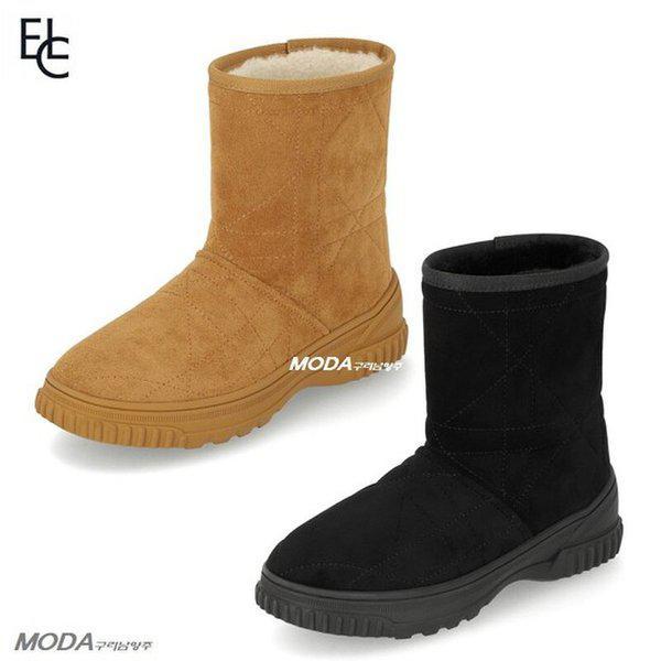 軽量クッションファー起毛ウール女性ブーツLCWA77U54C-GN