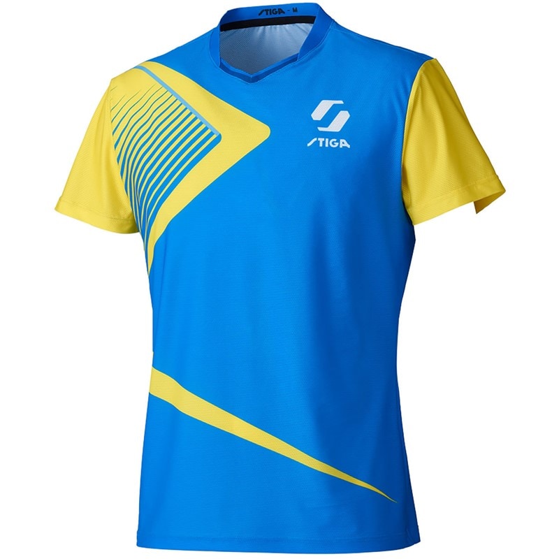 stiga(スティガ) STIGAシャツ KR-I ライトブルー M タッキュウゲームシャツ (1805660605)