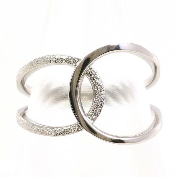 K10 10金 WG ホワイトゴールド リング 指輪 13号 総重量約2.5g ジュエリー 中古