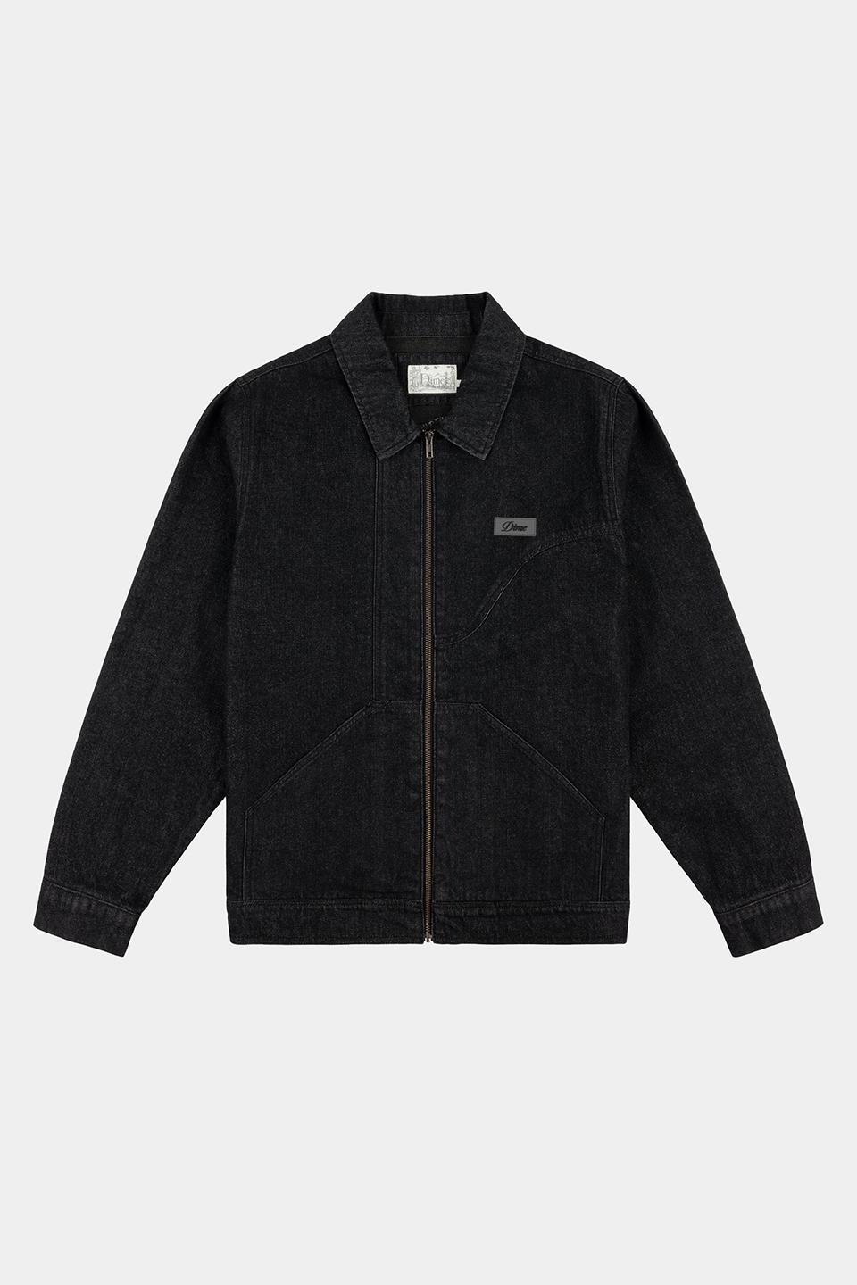 【DIME】 DENIM TWILL JACKET : BLACK