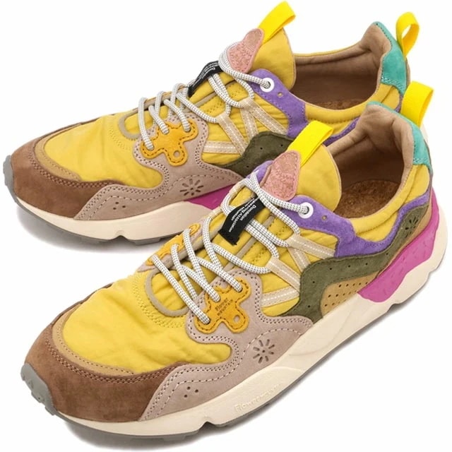 スニーカー ヤマノスリー [FM63682] YAMANO3 メンズ・レディース シューズ フェス アウトドア Brown/Mustard 正規取扱店