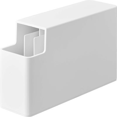 他サイト： ポリ袋ストッカー 山崎実業 tower タワー スリムプラスチックバッグケース ホワイトの商品画像