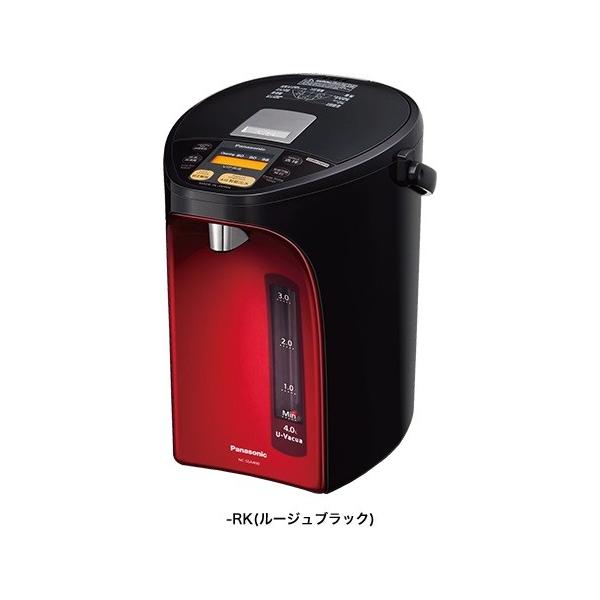 海外向け Panasonic　沸騰浄水ジャーポット（ルージュブラック）NC-SSA400-RK 220V（日本製）製品保証：日本/中国以外は保証対象外になります