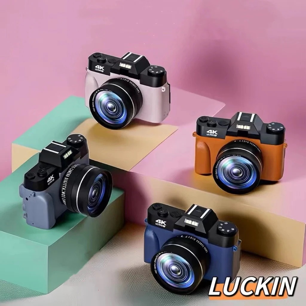 【新年プレゼント】デジタルカメラ ビデオカメラ 新品 一眼レフ4K 4800万画素 ミラーレス一眼 ビデオカメラ 軽量 一眼レフ wifi機能 3.0インチ HD大画面 オートフォーカス