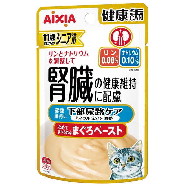 シニア猫用 健康缶パウチ 下部尿路ケア 40g