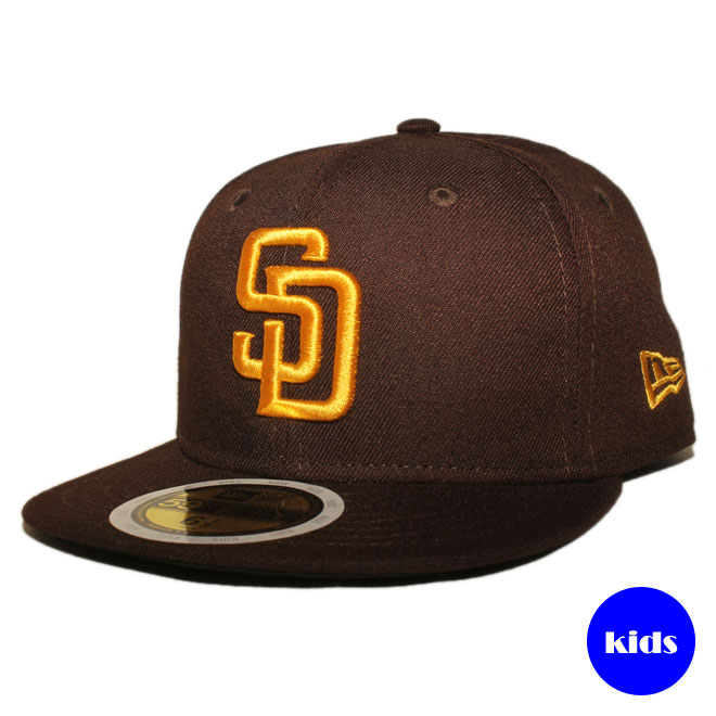 【子供用】 ベースボールキャップ 帽子 59fifty キッズ MLB サンディエゴ パドレス 6 3/8-6 3/4