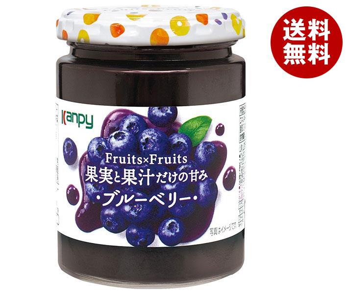 カンピー Fuits×Fruits ブルーベリー 260g瓶×12個入×(2ケース)