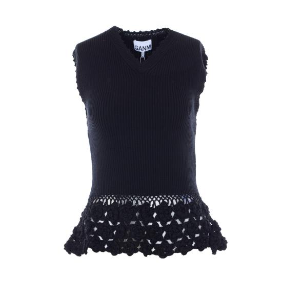 GANNI Women Tops A1070251 099 Black