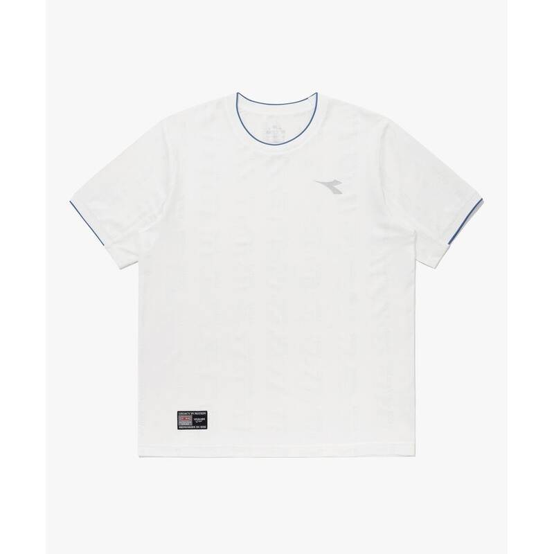 ディアドラ diadora セレモニー メッシュジャカード 半袖Tシャツ OFF WHITE D6223LRS63OWH 417945