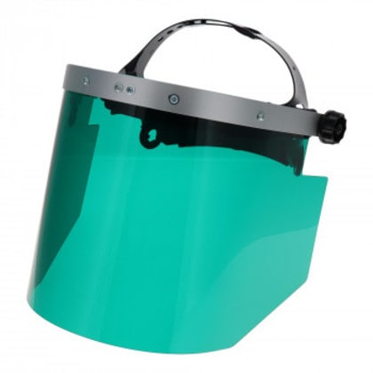 DTフェイスシールドかぶり型ワイド グリーン DT-KFS-GW 805418