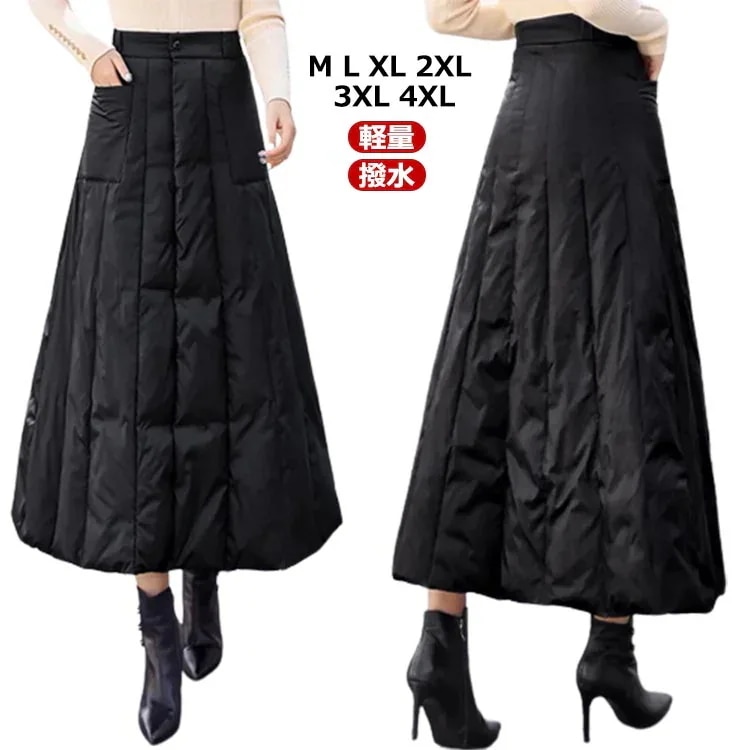 秋冬 キルティング ロング 新入庫 防寒 フレアスカート フレアスカート 秋 スカート 巻きスカート キルティングスカート ラップスカート