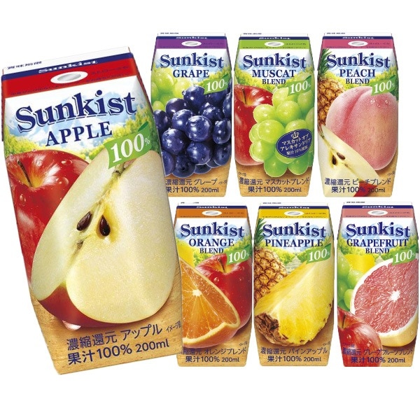 サンキスト 200ml よりどり 選べる 2ケース セット 48本（24本入2ケース）