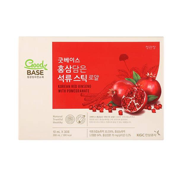 グッドベース 高麗紅参 ザクロスティックロイヤル10mlx30P健康食品韓国の伝統と良いベース韓国紅参 肌に良い健康食品の母親にプレゼントするのに良い