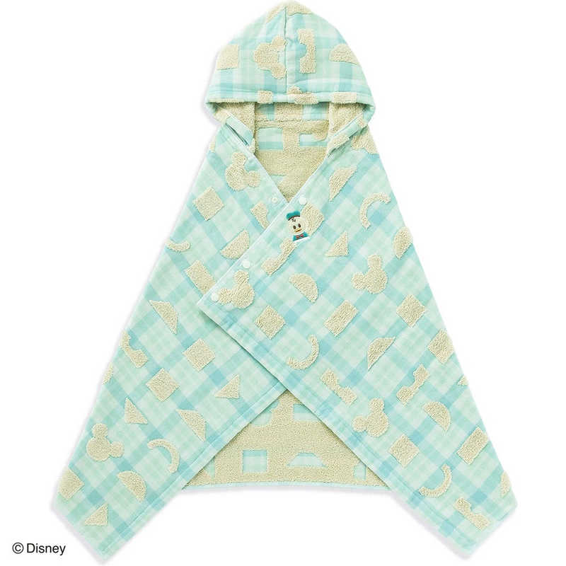 タオル美術館　ERABU フード付きバスタオル グリーン KIDEA 5,295円