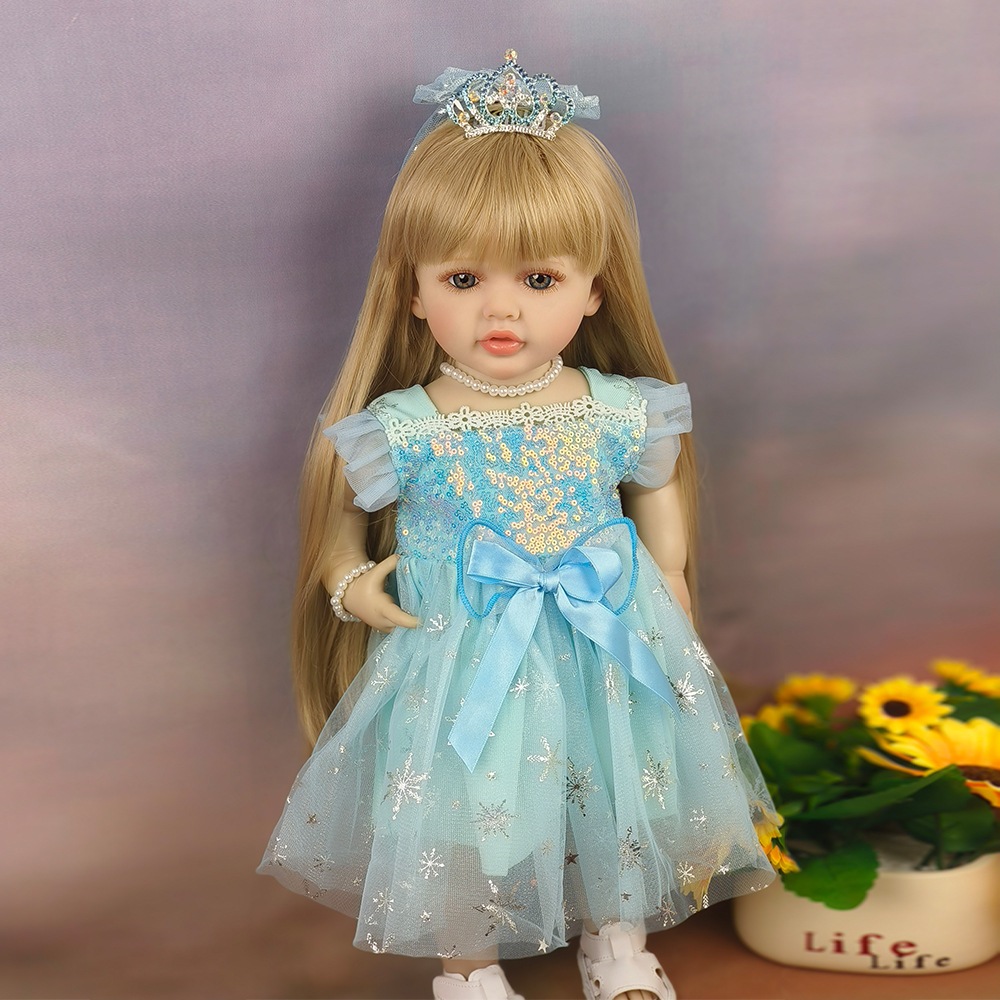 55cmのフルプラスチックシミュレーション人形ベティプリンセスエルサシミュレーションベビーリボーンドール 6,309円