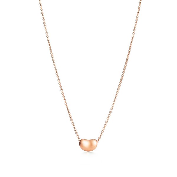 ティファニー TIFFANY ネックレス ローズゴールド 18K ビーン