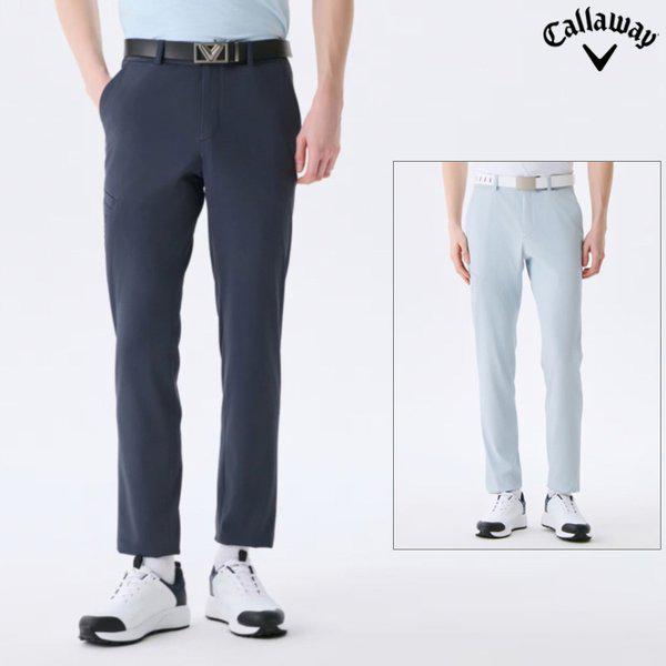 男性夏パンチングオビバンドスリムフィットパンツ(CMPT25M503)