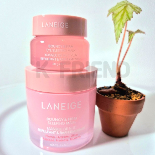 [2種セット構成] バウンシーアンドファームスリーピングマスク60ml1個 + バウンシーアンドファームアイスリーピングマスク20g