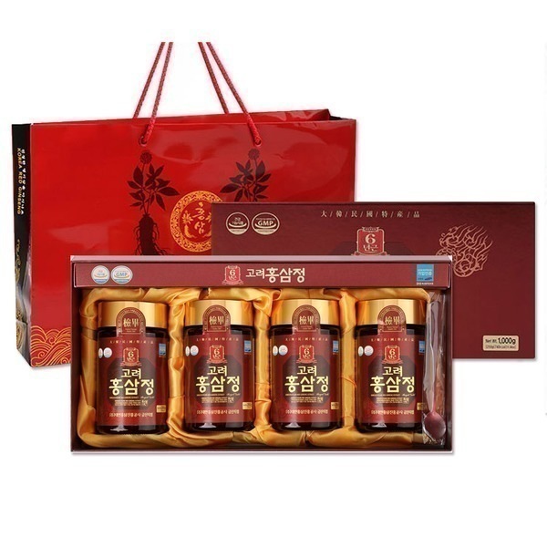 高麗6年根紅参精ロイヤルゴールド, 250g, 4個