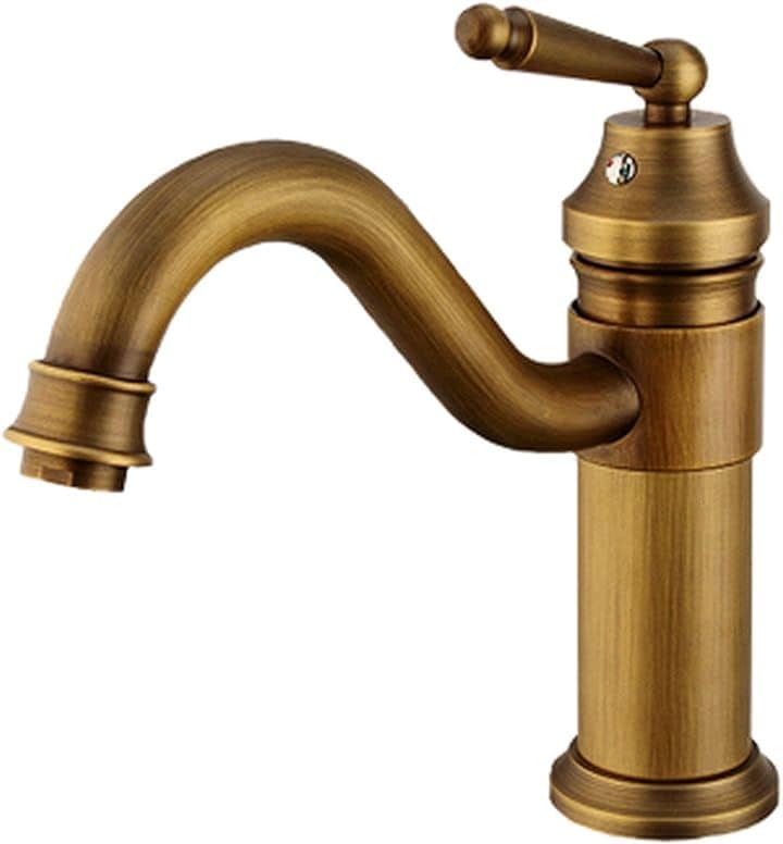 洗面用 アンティーク 蛇口 シングルレバー レトロ 立水栓 手洗いボウル用 洗面台 SK221(混合水栓) 7,619円