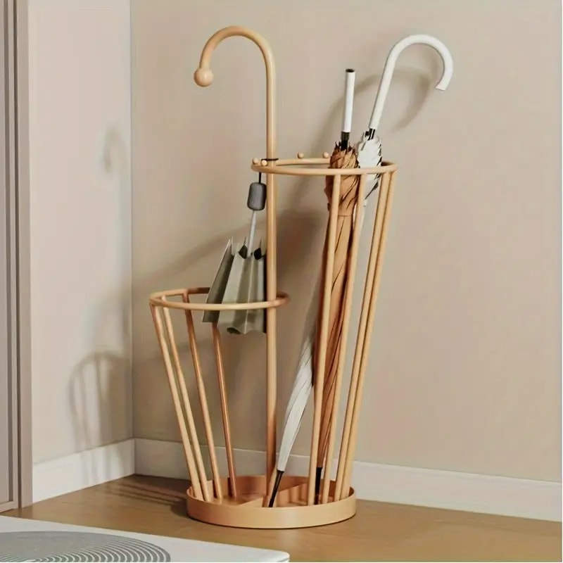 傘立て モダン 大容量 グリーン オレンジ ミルキー メタル シンプル お洒落 人気 インテリア 玄関 アイアンアート ナチュラル 4-7