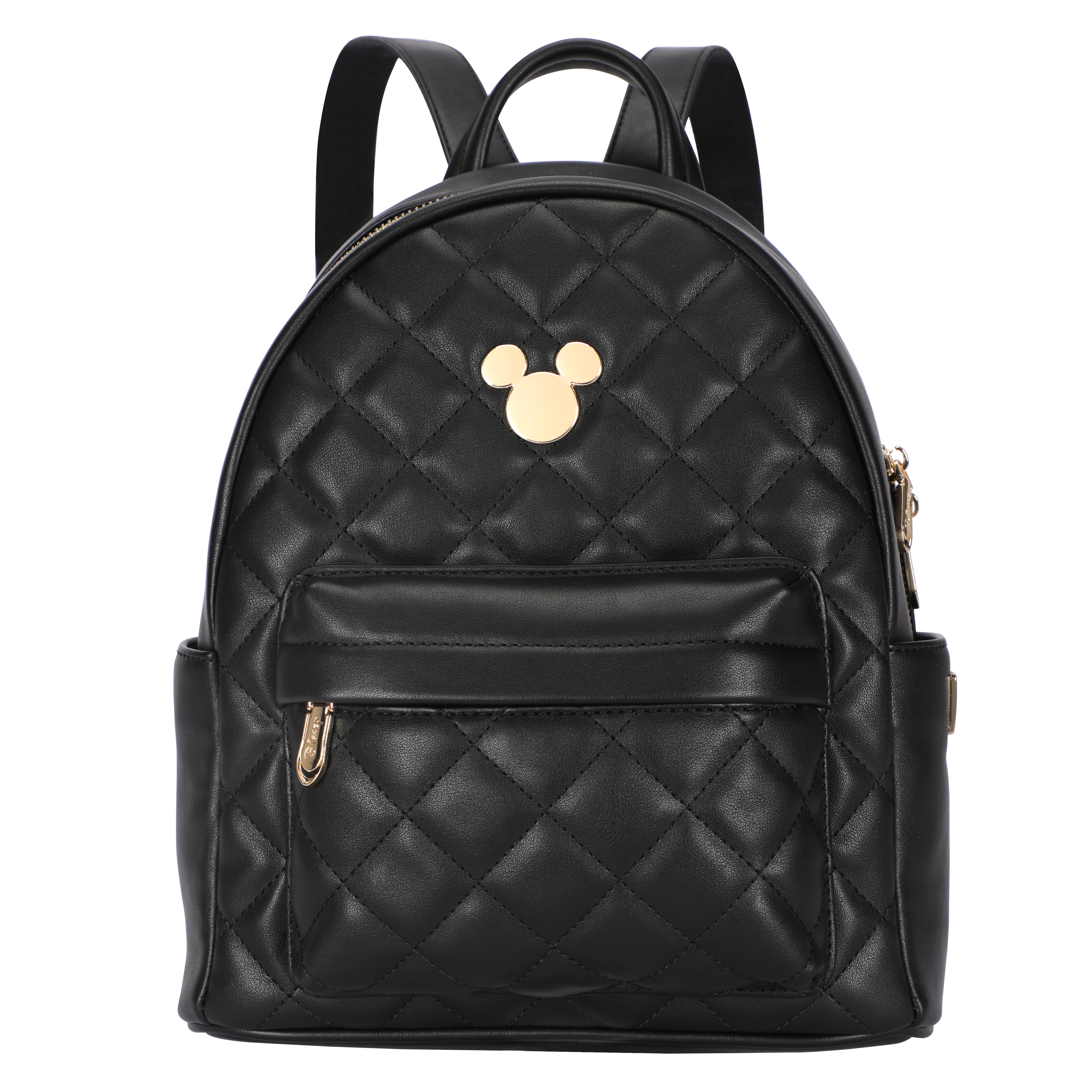 正規ライセンス ミッキー リュックサック キルティング レディース 通勤通学にも ブラック