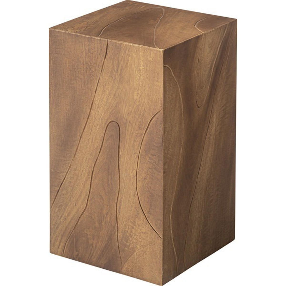 ウッドスツール JW-114 ブラウン スツール イス 椅子 腰掛け デザイン 玄関 背もたれなし サイドテーブル 長方形 花台 インテリア