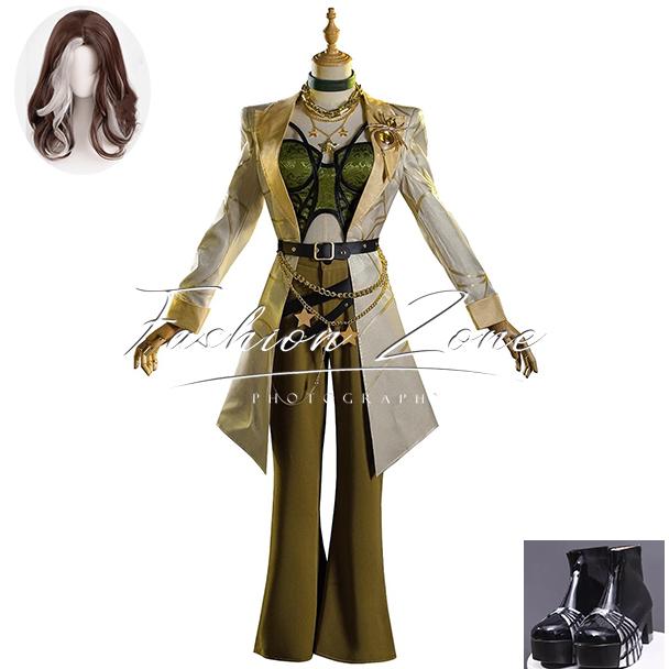 IdentityV 第五人格 風 調酒師 バーメイド 校正人 コスプレ衣装 ウィッグ 靴 cosplay ハロウィン 演出服 変装