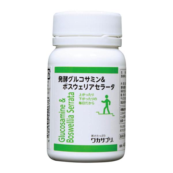 発酵グルコサミン＆ボスウェリアセラータ 120粒 サプリメント