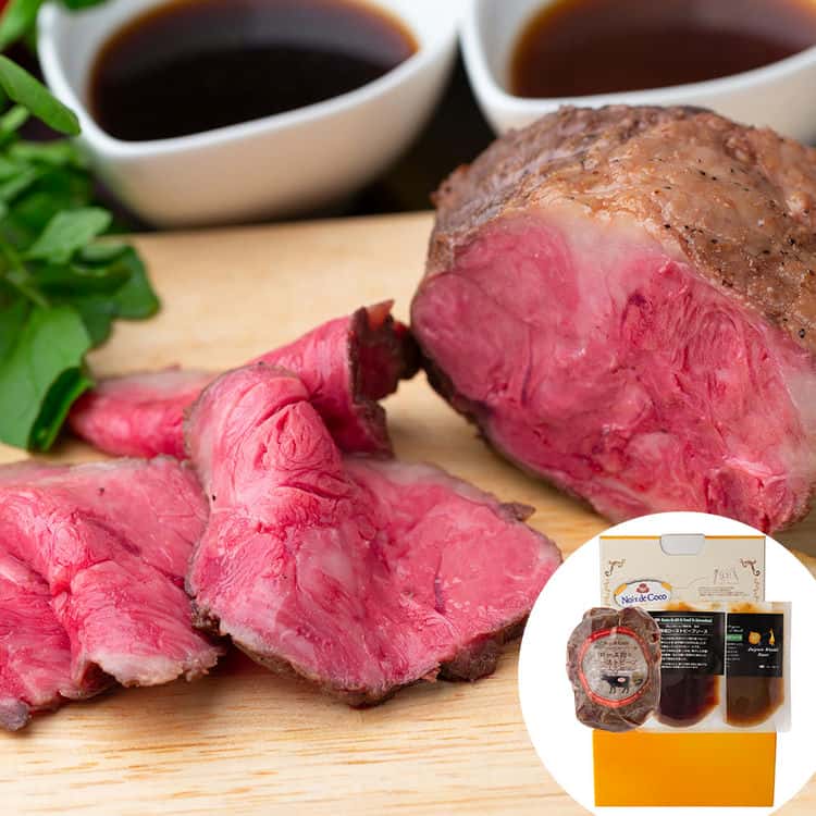 大阪 「ノワ ド ココ」 黒毛和牛A4ランクロースのローストビーフ 300g 離島は配送不可 7240030 お歳暮 お中元 お土産 ご進物 ギフト 贈り物に最適